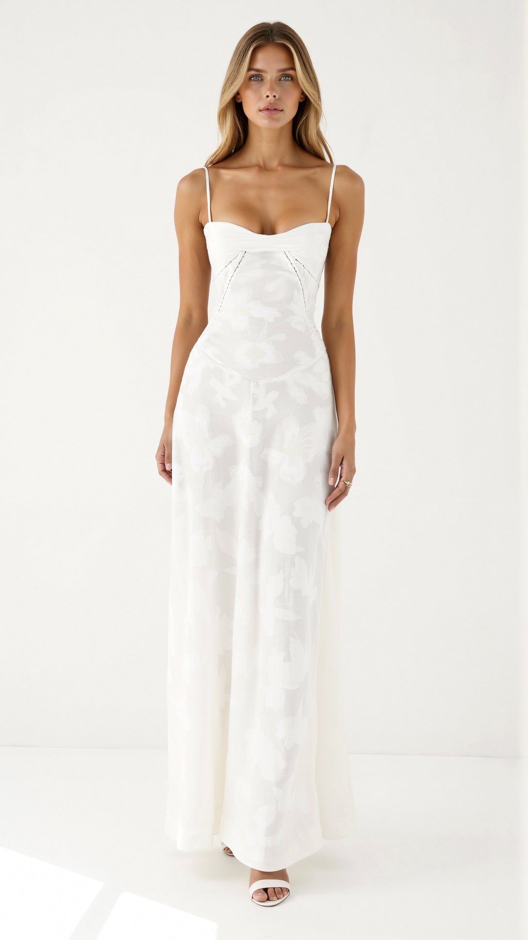 Women’s Timeless Slip Plain Occasion Maxi Wedding Guest Dresses