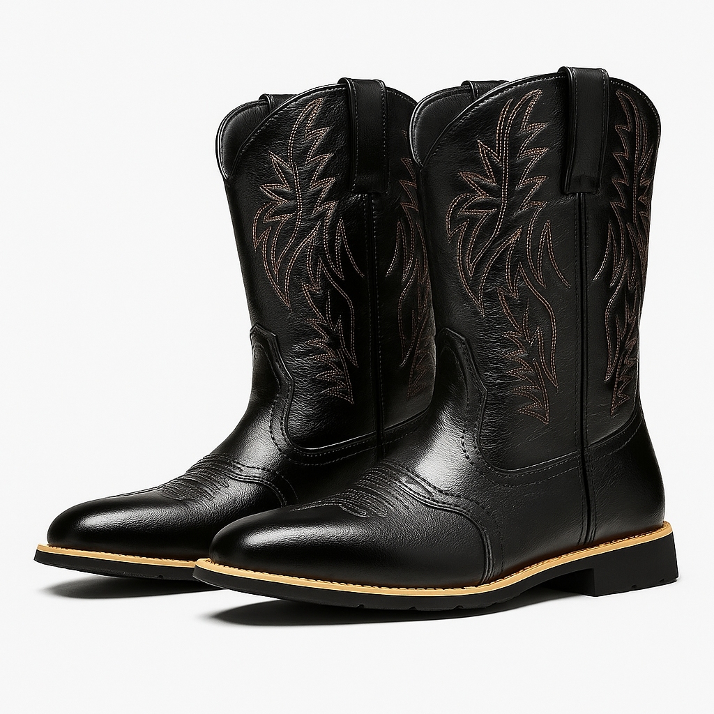 Smith | Leather Cowboy Boots