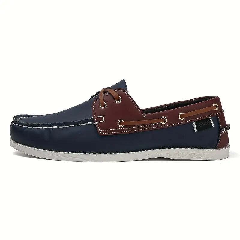 Men's Retro Elegance Boat Shoes with Timeless Design