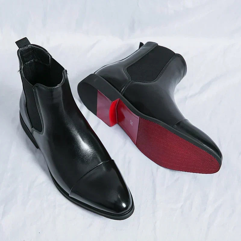 Men's Classic Practical Outdoor Polished Chelsea Boots