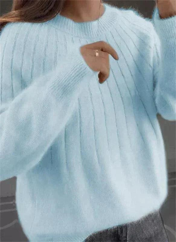 Women's Modern Fashion Knitted Warm Jumper