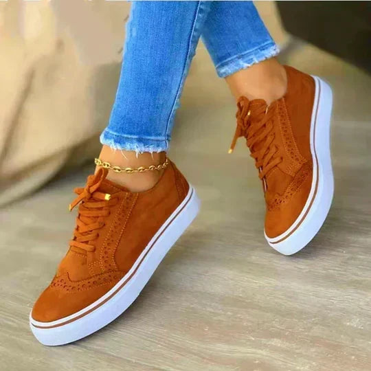 Women’s Comfort Sneakers Supportive Lace-Up Casual Wear