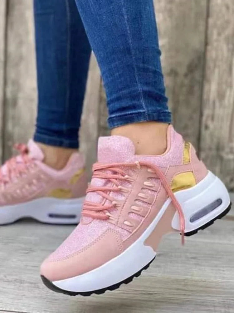 Outdoor Stable Non-Slip Athletic Cushion Support Air Trainers for Women